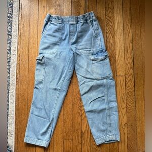 Gap Denim Cargo Joggers - Size XS